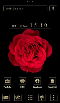 Red Rose Theme +HOME android App screenshot 3